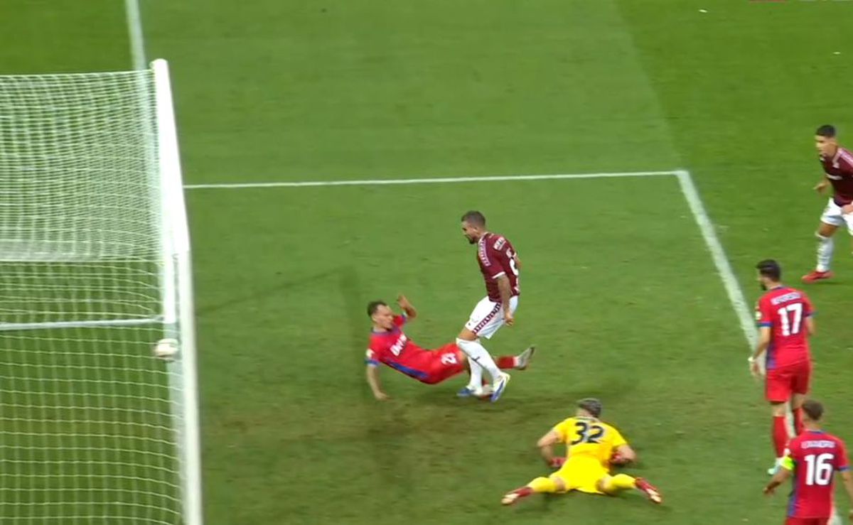 Rapid a obținut un punct datorită unei mari gafe! Filmul unei decizii de neînțeles