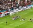 Imagini de la finalul derby-ului Rapid - FCSB