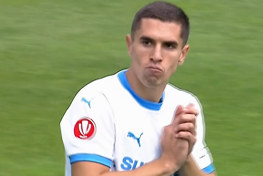 Nikola Stevanovic, TONTOGOL în Csikszereda - Craiova. Foto: Captură PrimaSport