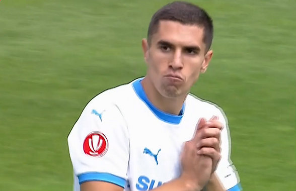 Două goluri în 11 minute după gafe ANTOLOGICE în Csikszereda - Universitatea Craiova » A „înscris” ca Bănel pe Bernabeu