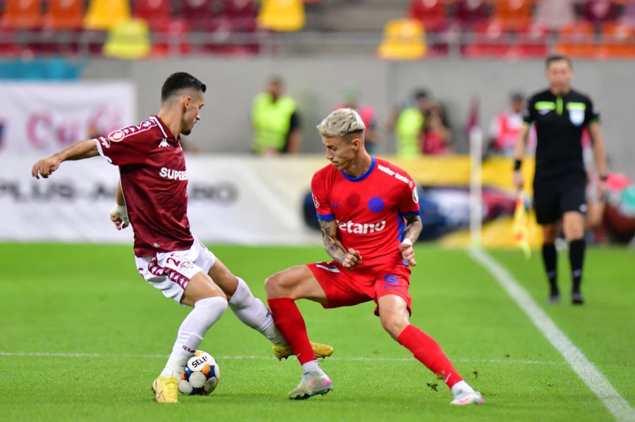 Tavi Popescu, în Rapid – FCSB // FOTO: Cristi Preda (GSP) Gigi Becali, 13 milioane de euro pe masă: „De la Benfica”