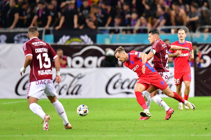 Lixandru și Dobre - Rapid – FCSB // FOTO: Cristi Preda (GSP)
