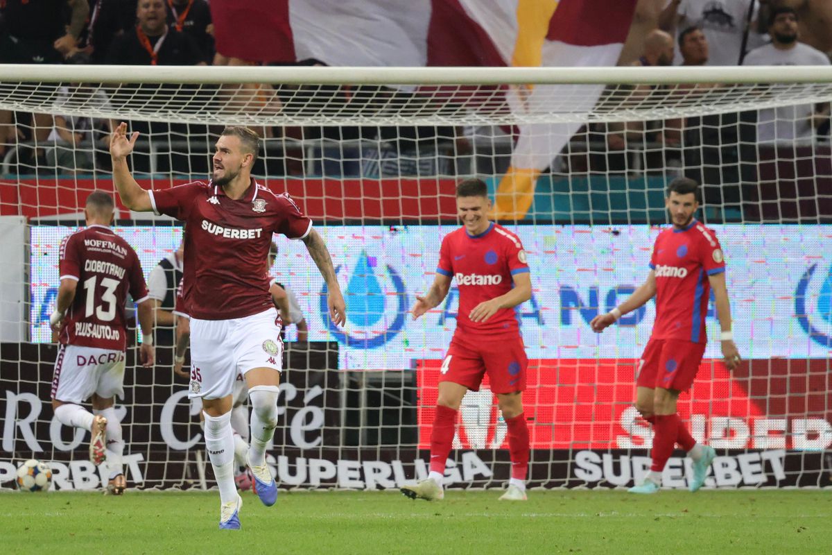 Rapid -  FCSB, derby-ul etapei a 6-a din Superligă