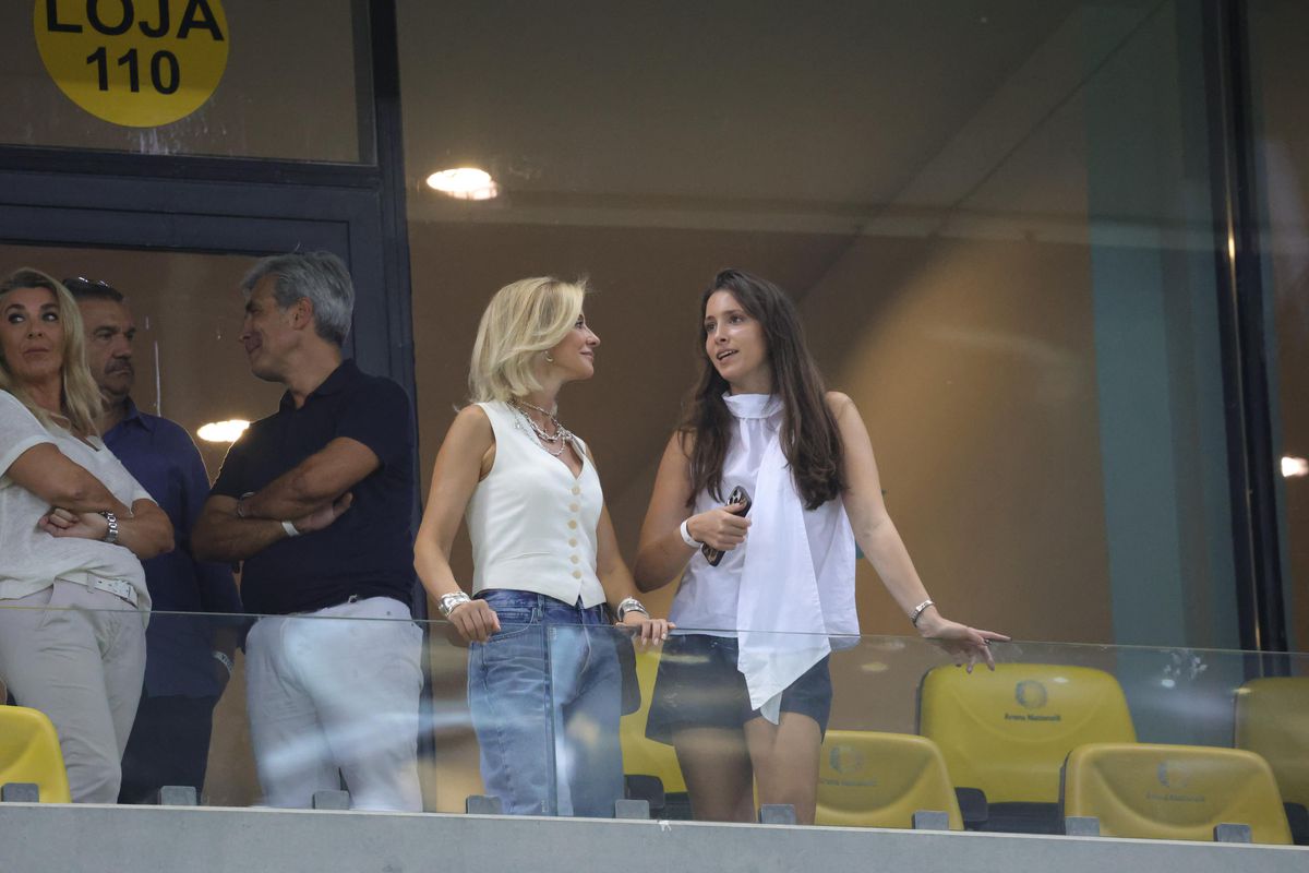 Diana Șucu a fost prezentă pe Arena Națională, la Rapid - FCSB »  Cu cine s-a întreținut înainte de meci