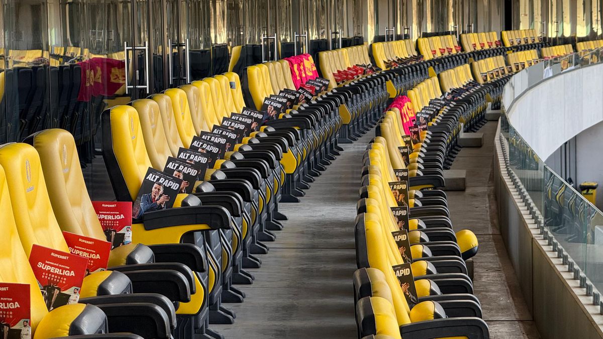 Imagini înainte de Rapid - FCSB