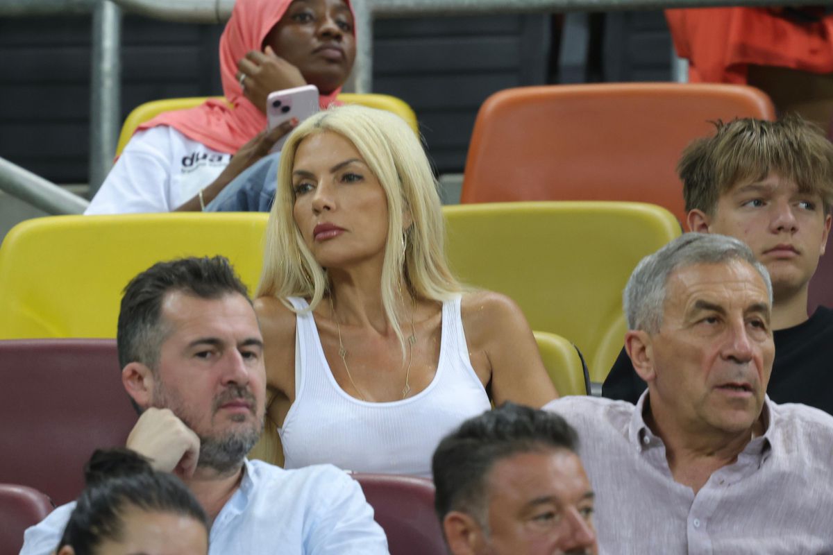 Laura Vicol, în tribune la Rapid - FCSB