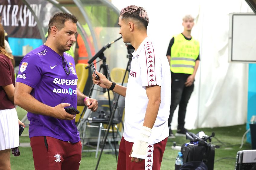 Cum a apărut Cristi Manea la Rapid – FCSB // FOTO: Ionuț Iordache (GSP)