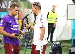 Accidentat, Cristi Manea a venit la Rapid - FCSB » Cum a apărut la Arena Națională