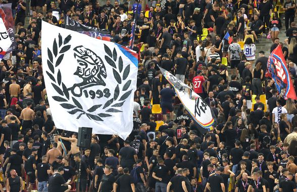 „Imnul Golanilor”, torțe, rasism și înjurături » Cum a arătat debutul meciului Rapid - FCSB