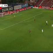 Antonio Bosec, ratare uluitoare în CFR - Botoșani. FOTO: captură Prima Sport