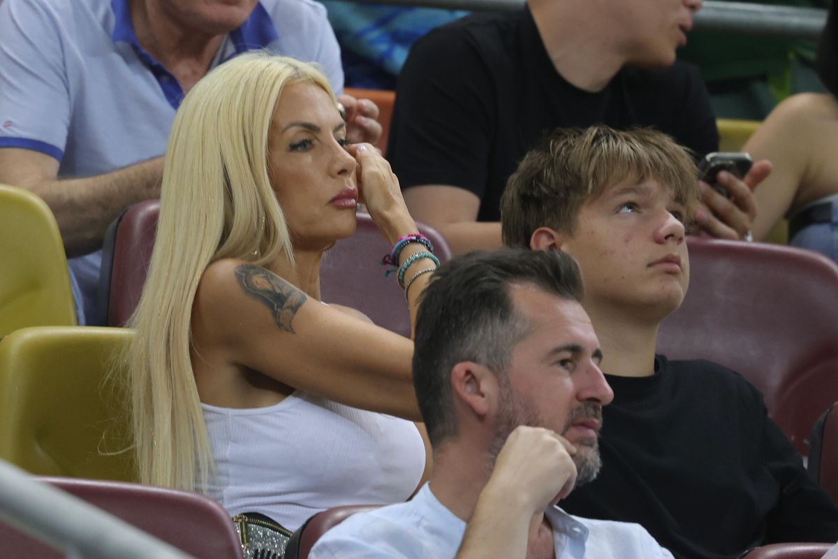 Laura Vicol, în tribune la Rapid - FCSB