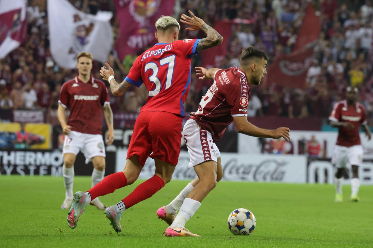 Bannerul interzis în Rapid - FCSB: „Face potecă la palat!”