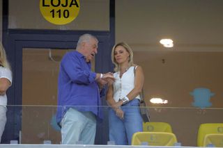 Diana Șucu a fost prezentă pe Arena Națională, la Rapid - FCSB »  Cu cine s-a întreținut înainte de meci