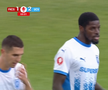 Al doilea gol marcat de Nsimba în Csikszereda - Universitatea Craiova. FOTO: captură Prima Sport