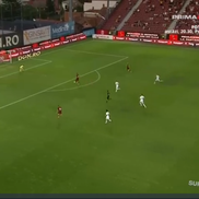 Antonio Bosec, ratare uluitoare în CFR - Botoșani. FOTO: captură Prima Sport