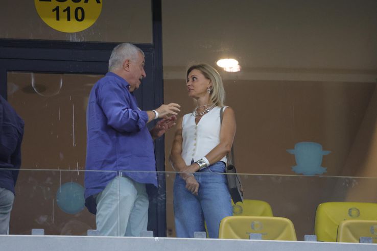 Diana Șucu, la Rapid - FCSB, în etapa 6 din Superliga. FOTO: Ionuț Iordache