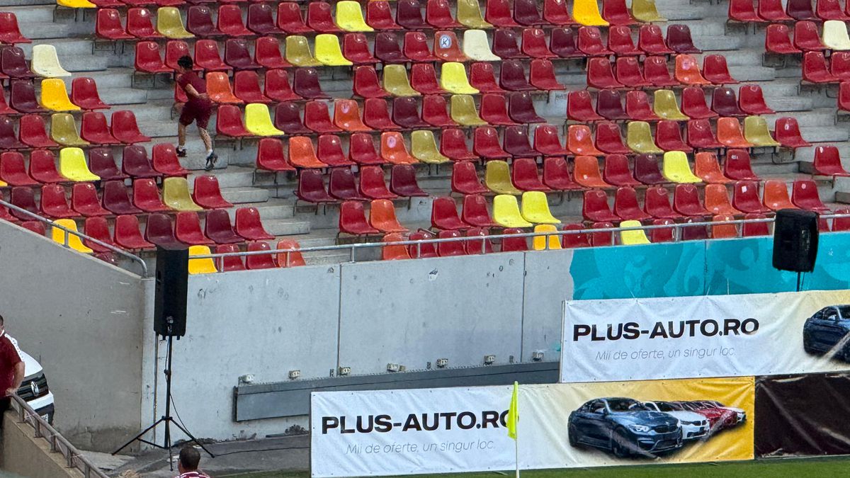 Galeria Rapidului încalcă regulamentul FRF la derby-ul cu FCSB