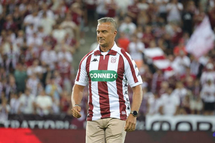 Daniel Pancu înainte de Rapid - FCSB, derby-ul etapei a 6-a din Superligă // FOTO: Ionuț Iordache (GSP)