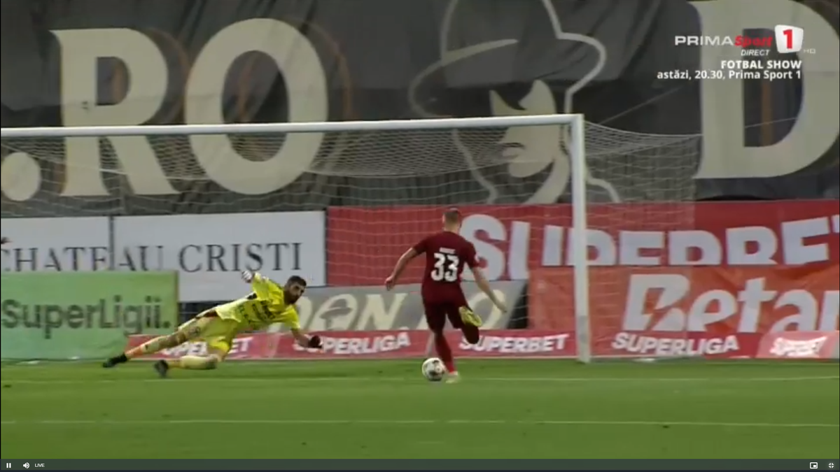 CFR Cluj - Botoșani, THRILLER cu 6 goluri și ratarea campionatului! Clasamentul în Superliga