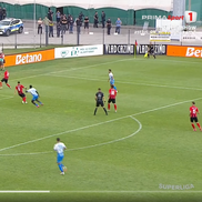 Al doilea gol marcat de Nsimba în Csikszereda - Universitatea Craiova. FOTO: captură Prima Sport