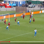 Al doilea gol marcat de Nsimba în Csikszereda - Universitatea Craiova. FOTO: captură Prima Sport