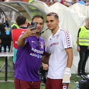 Cum a apărut Cristi Manea la Rapid - FCSB // FOTO: Ionuț Iordache (GSP)