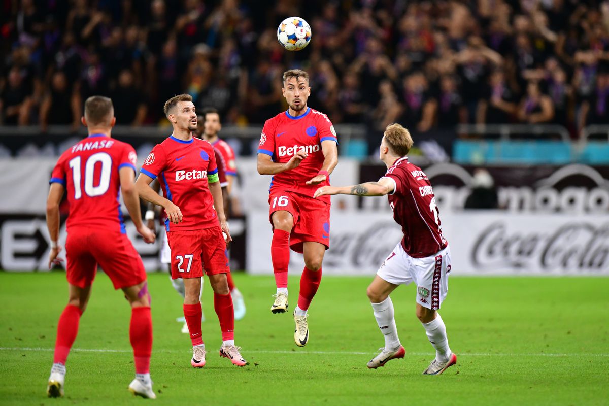 Rapid -  FCSB, derby-ul etapei a 6-a din Superligă