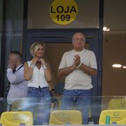 Dan și Diana Șucu, imediat după Rapid - FCSB 2-2 / Foto: Ionuț Iordache GSP