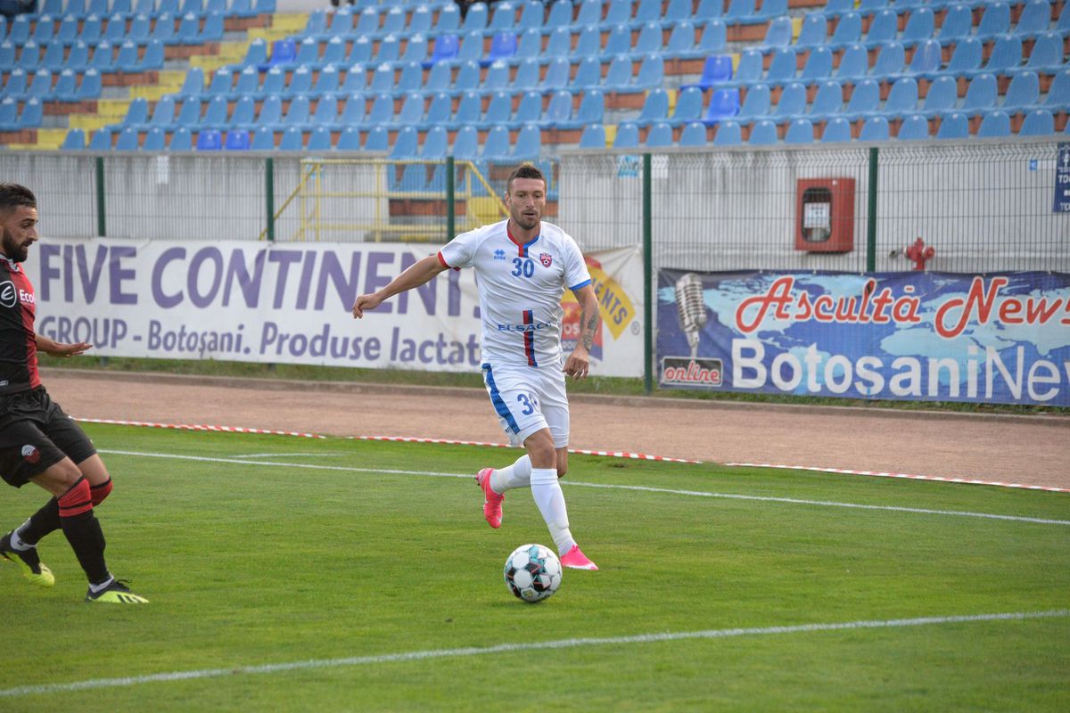 FC Botoșani - Shkendija 0-1. Valeriu Iftime: „Ne-am făcut de râs, dar rezultatul e mincinos”