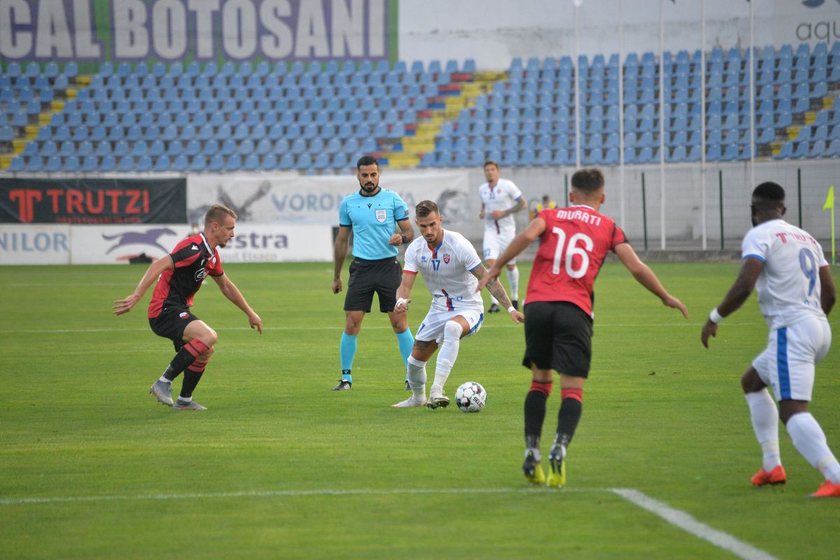 FC Botoșani - Shkendija 0-1. Valeriu Iftime: „Ne-am făcut de râs, dar rezultatul e mincinos”