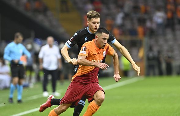 Moruțan, ales omul meciului Galatasaray - Lazio: „I-a înnebunit pe biancocelesti. A luminat intermitent, dar, când a făcut-o, a provocat durere”