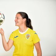 Naționala feminină de fotbal a României își va inaugura astăzi, în meciul contra Croației, noul echipament de joc / Sursă foto: frf.ro