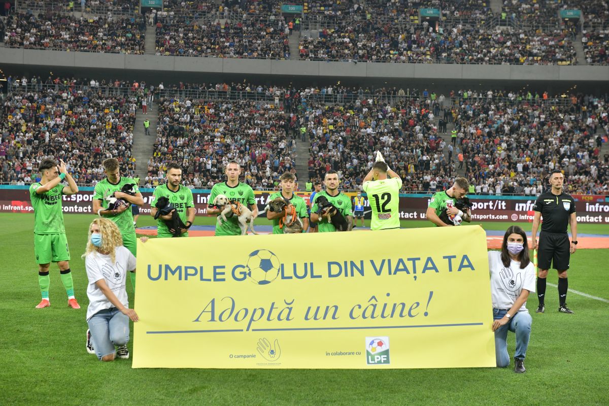 FOTO Dinamoviști și câini