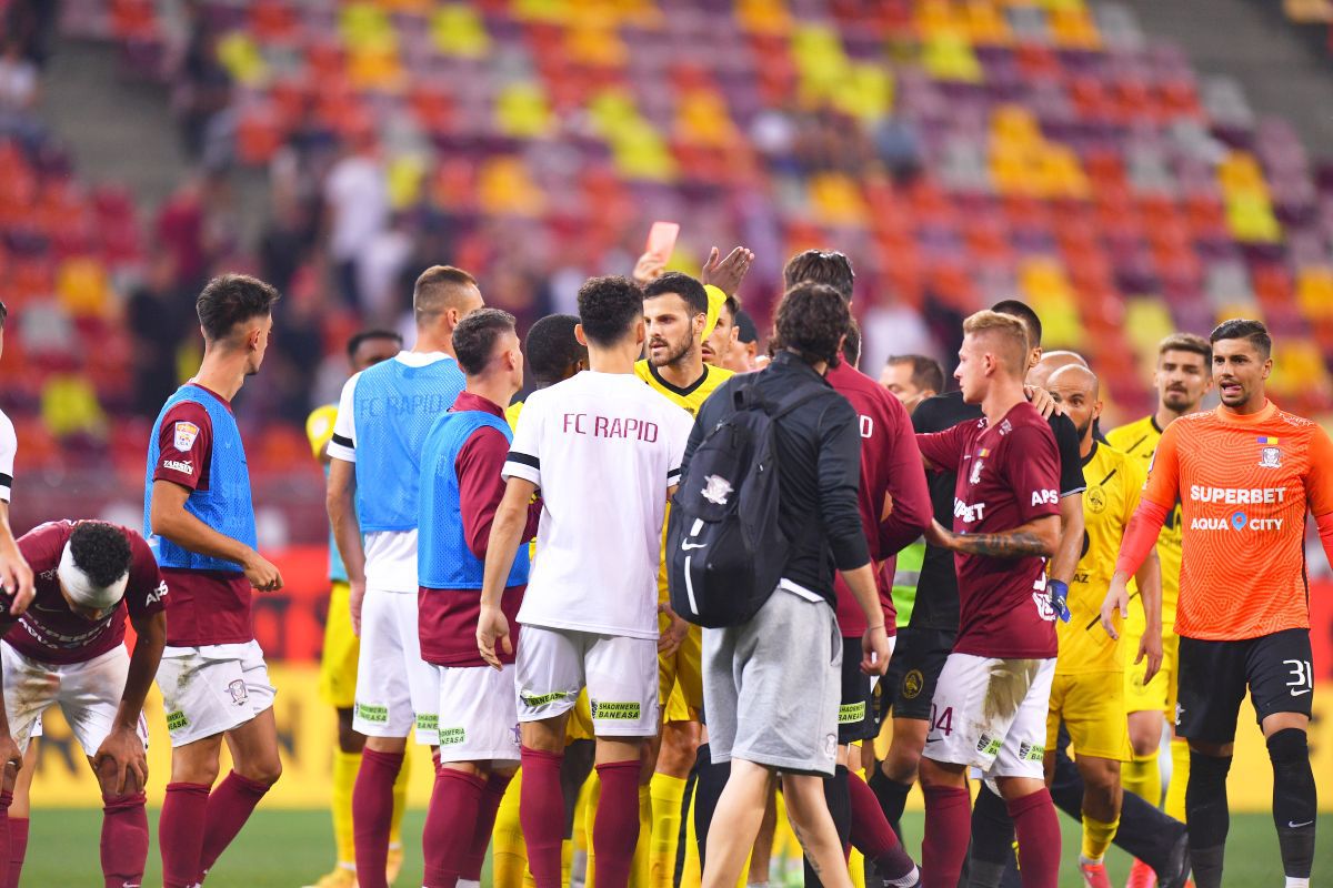 Alexandru Albu atacă arbitrajul din Rapid - Gaz Metan, dar realitatea îl contrazice: „N-am văzut în viața mea așa ceva!”