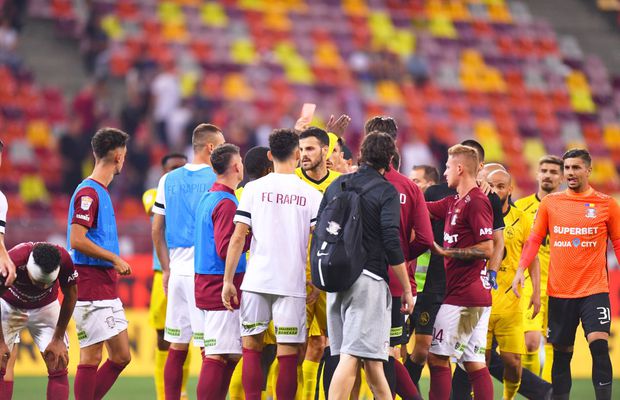 Alexandru Albu atacă arbitrajul din Rapid - Gaz Metan, dar realitatea îl contrazice: „N-am văzut în viața mea așa ceva!”