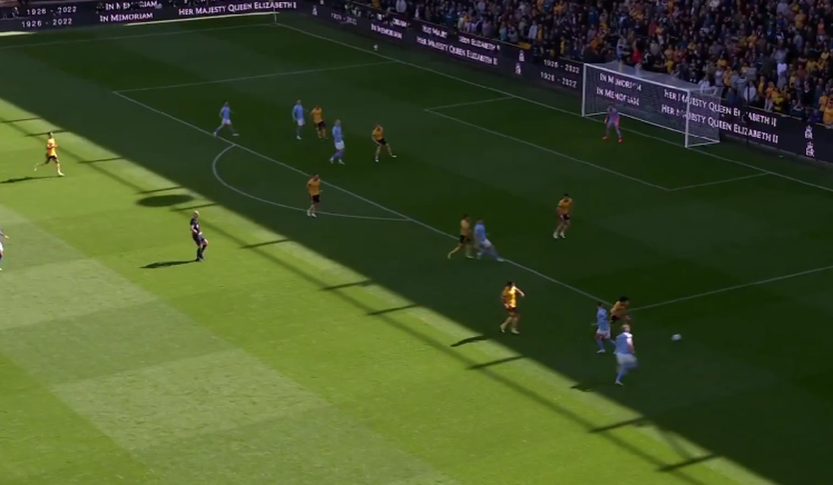 Fază desprinsă din FIFA la Manchester City - Wolverhampton