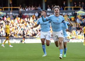 Fază desprinsă din FIFA la Manchester City - Wolverhampton » Grealish a marcat după 55 de secunde