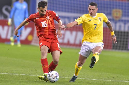 Boban Nikolov, noul jucător al celor de la FCSB la un meci între România și Macedonia de Nord
Foto: Imago