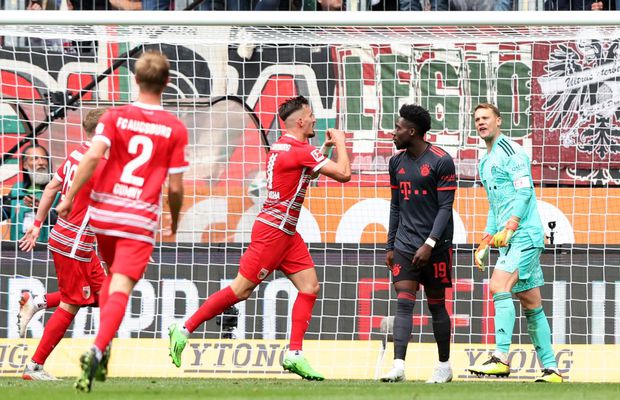 Bayern, în criză? Prima înfrângere a sezonului și patru etape fără victorie! Neuer putea egala în prelungiri