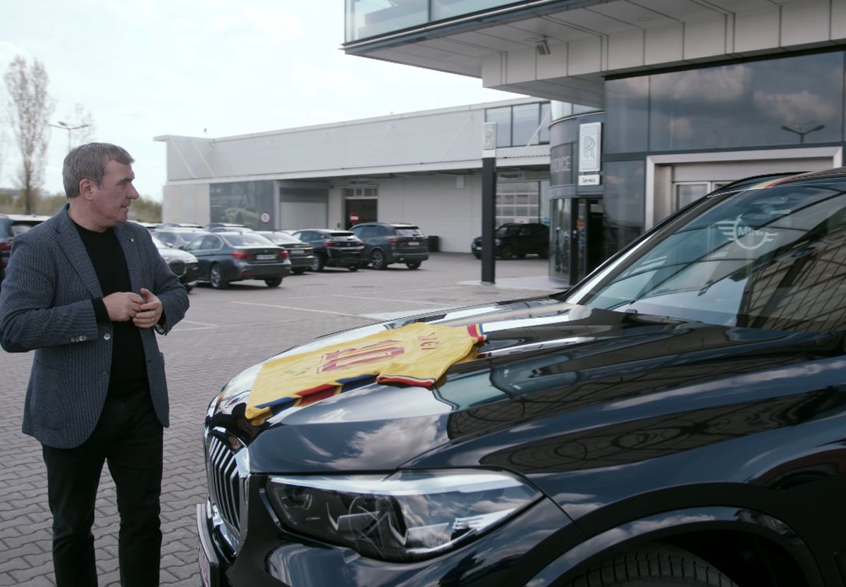 Gică Hagi - BMW personalizat