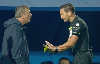 Faza penalty-ului dictat ușor de Sebastian Colțescu în Farul - FCSB » Hagi, criză de nervi: „De ce nu mergi la VAR?!”