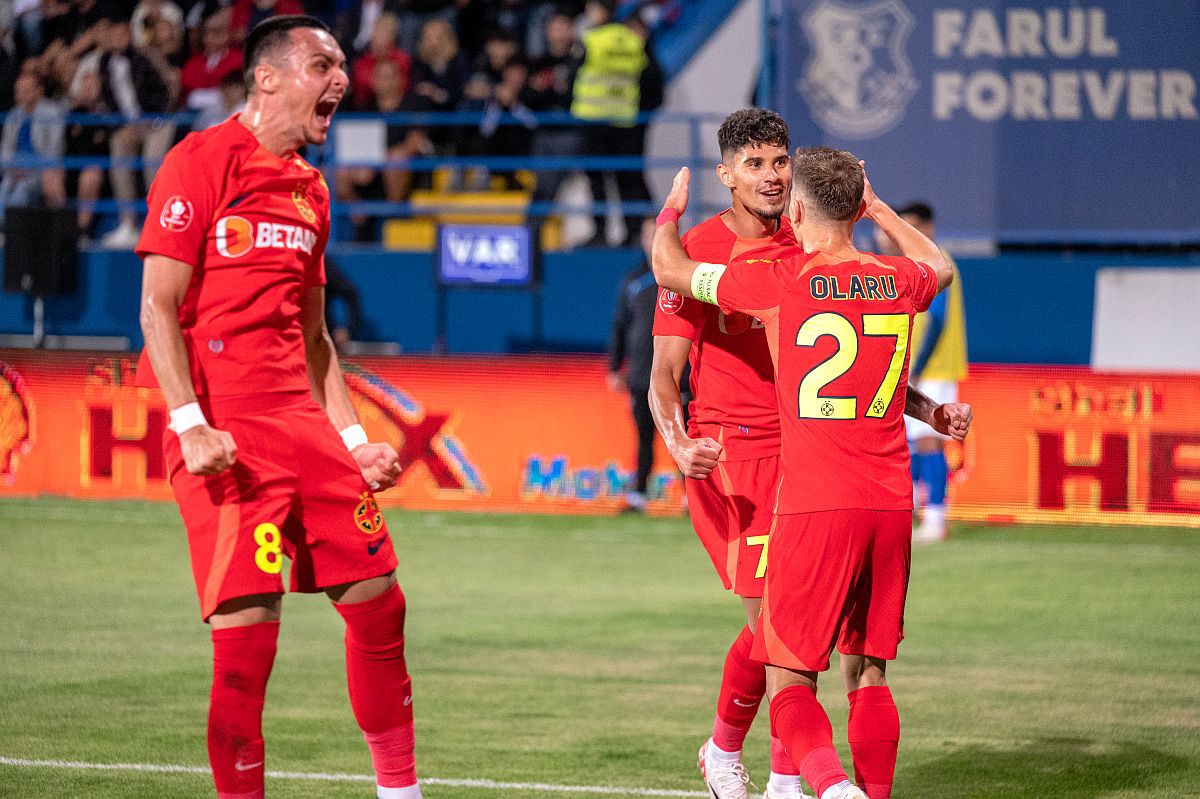 Farul - FCSB 0-1 » Roș-albaștrii înving campioana cu ajutorul lui Colțescu. Cum arată clasamentul live