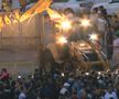 Primul buldozer a intrat duminică seara pe „bătrânul” stadion „Nicolae Dobrin” din Pitești,
