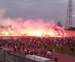 Primul buldozer a intrat duminică seara pe „bătrânul” stadion „Nicolae Dobrin” din Pitești,