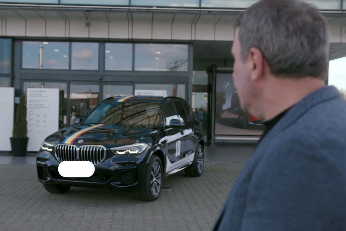 Gică Hagi - BMW personalizat