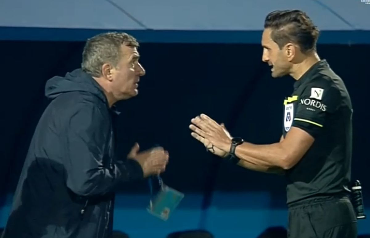 Fază penalty Farul - FCSB + Criză de nervi Gică Hagi