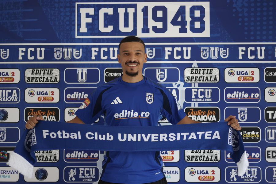 Adrian Mititelu continuă transferurile la FCU Craiova » Noul jucător prezentat de olteni: „Bine ai venit!”