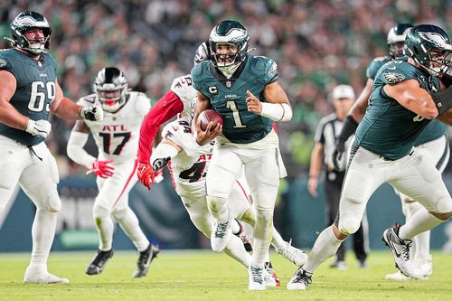 Imagine din meciul Philadelphia Eagles - Atlanta Falcons // foto: Imago Images