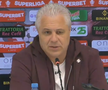 Marius Șumudică la conferința de presă, după Rapid - U Cluj