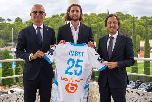 Adrien Rabiot, prezentat la Olympique Marseille // foto: Twitter